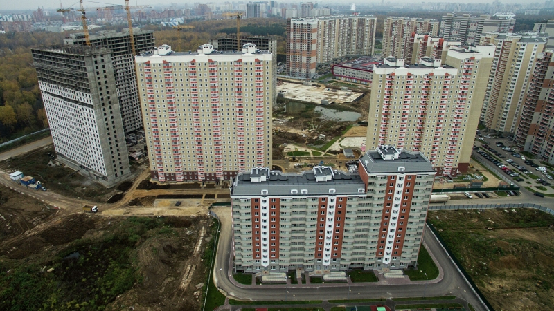 В России вырос на 66% запуск проектов строительства жилья